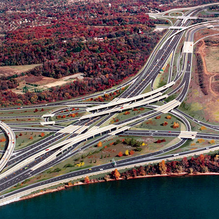 I-95/I-495/I-295 Interchange From Above