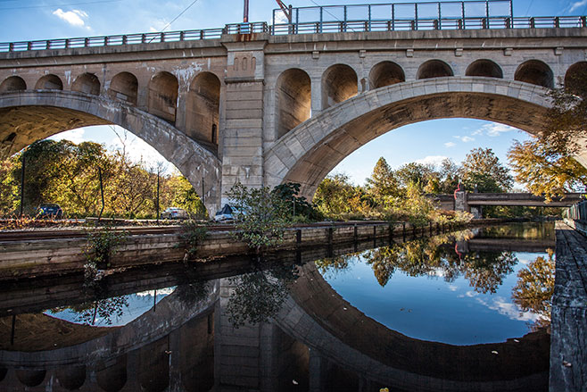 Manayunk Bridge and Ivy Ridge Trail