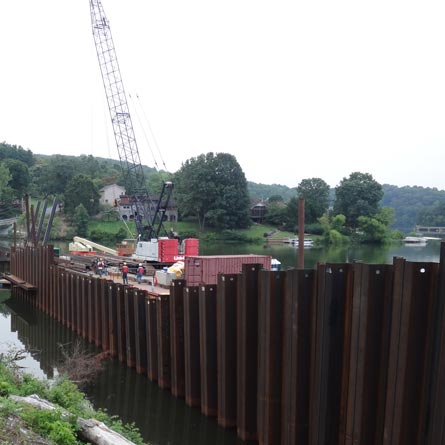 Replacement of Bridge F13-01 on Boyers Mill Road over Lake Linganore