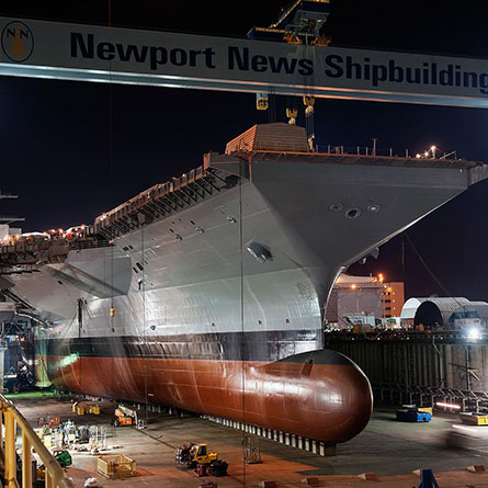 Large Boat at Night - Dry Dock 12
