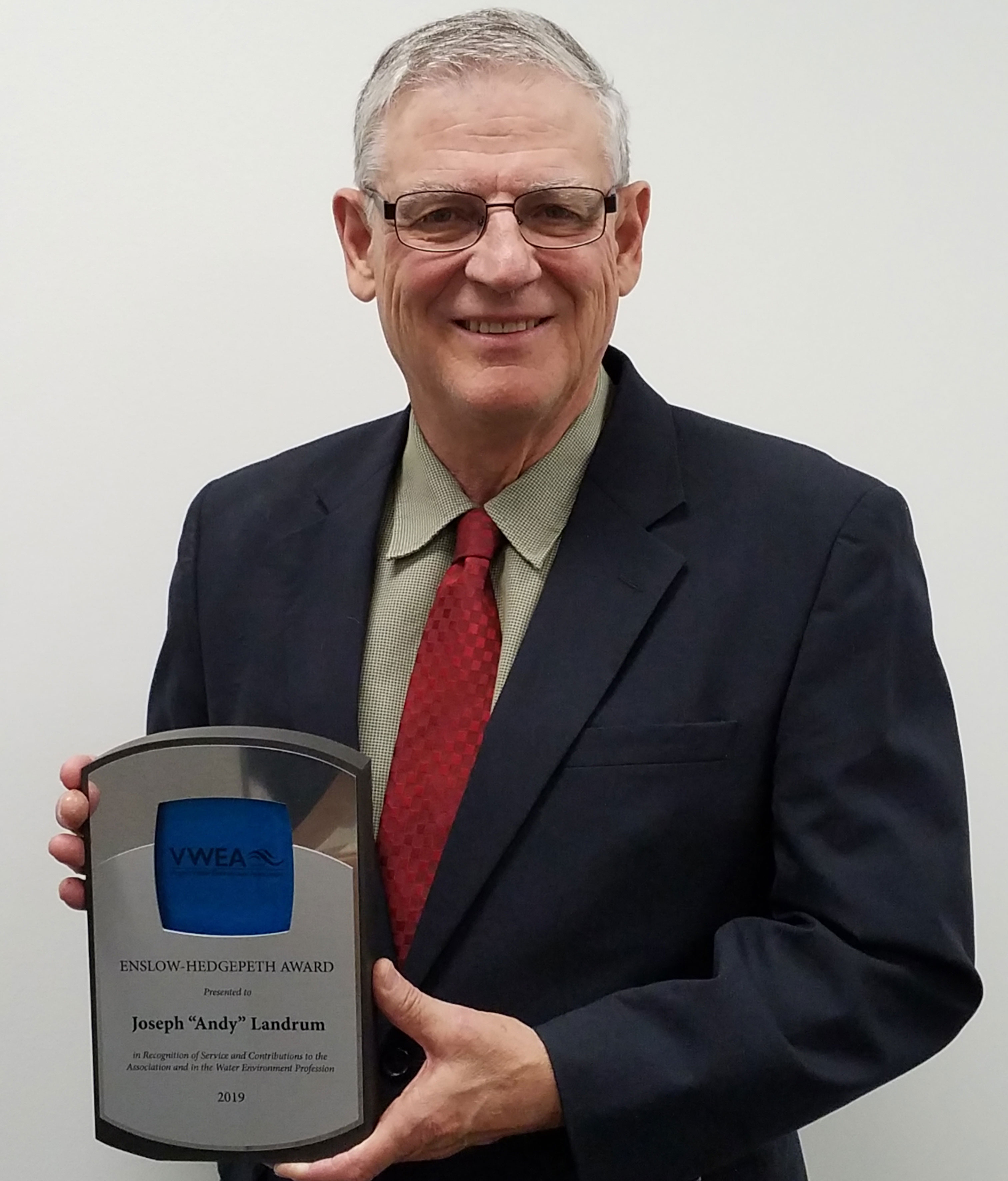 Andy Landrum Receives VWEA's Enslow-Hedgepeth Award