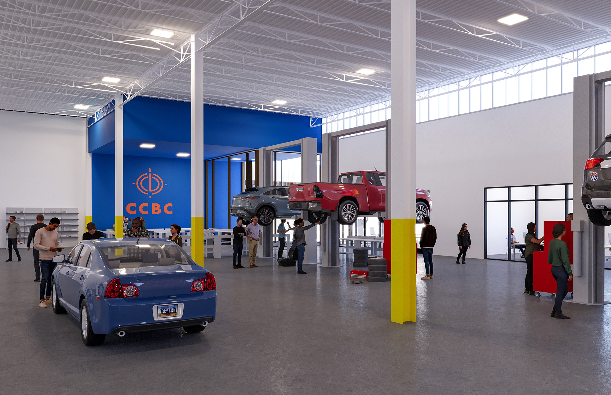 CCBC Automotive building rendering