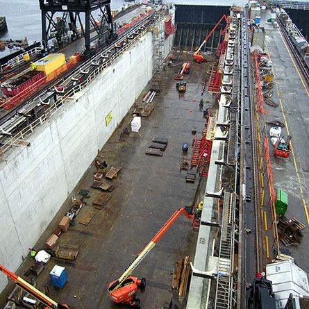 Graving Docks From Above