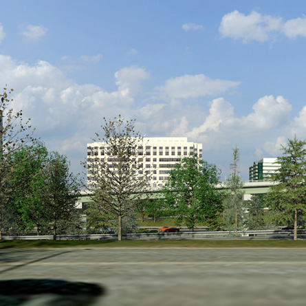 Nearby Building - I-395 HOV Ramp and Auxiliary Lane at Seminary Road