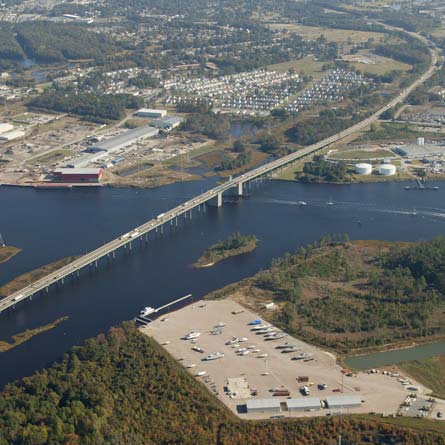 I-64/High Rise Bridge Corridor From Above