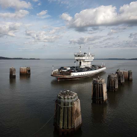 Jamestown-Scotland Ferry Against Sky