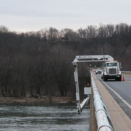 MD 17 over Potomac River from Above