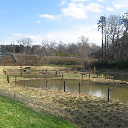 MD State Highway Administration - Pond - Distance View