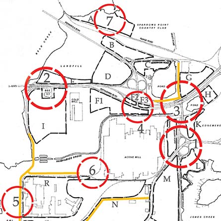 Sparrows Point Master Plan Map