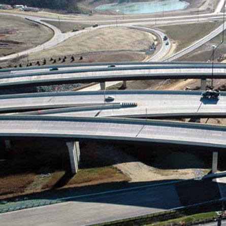 I-95/I-495/I-295 Interchange From The Side